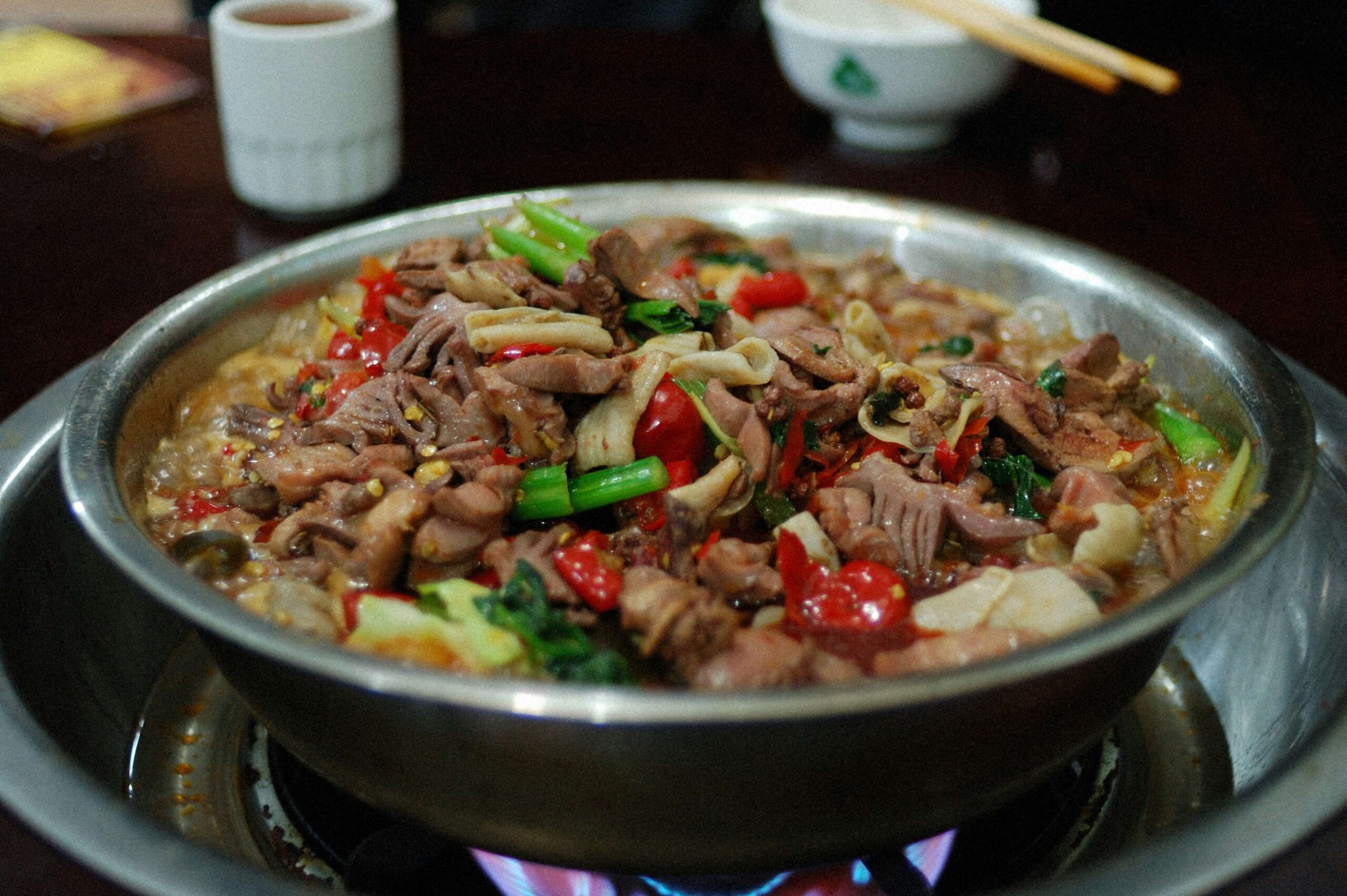 a bowl of freshly cooked food